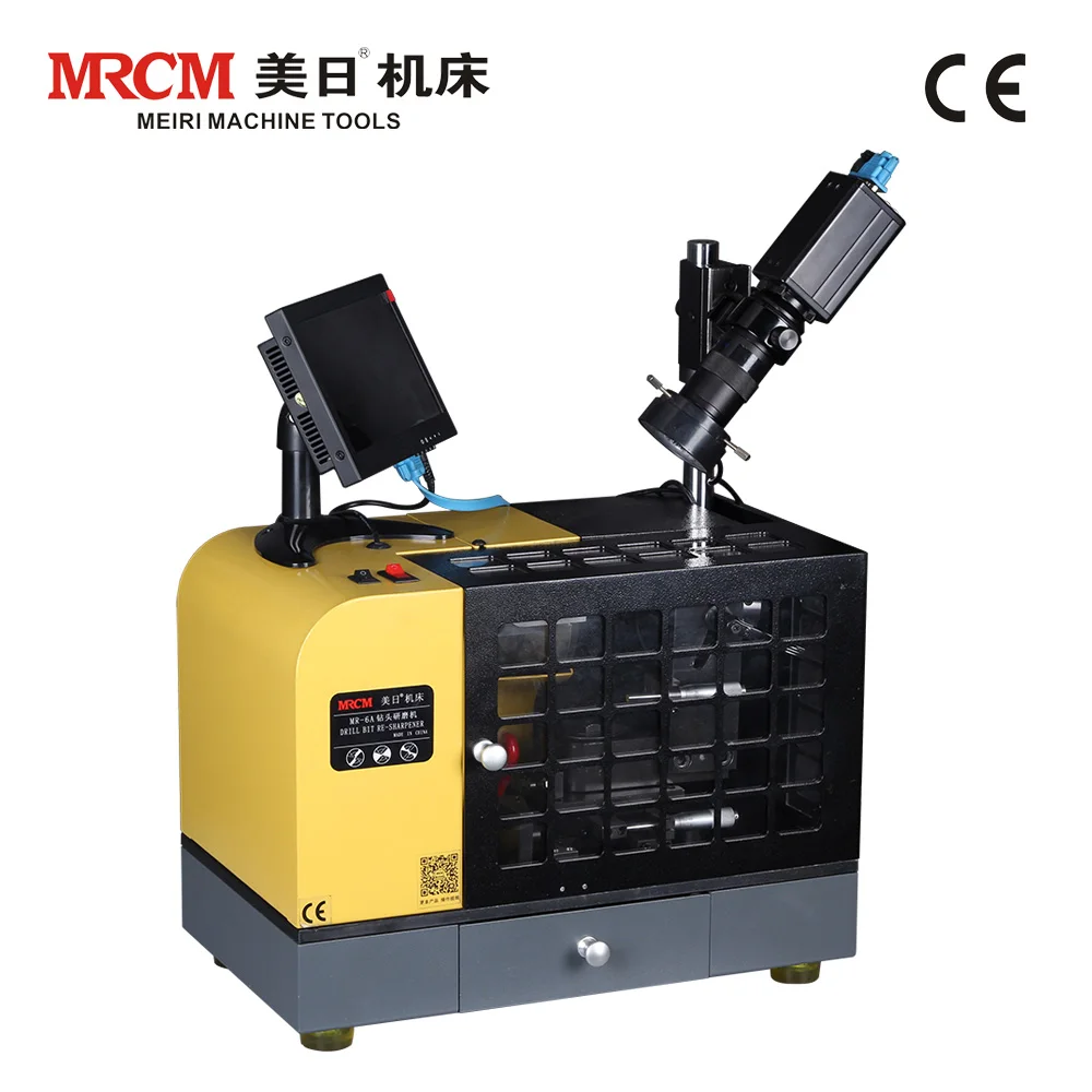 MR-6A Portable High-Precision Drill Bit Grinder Sharpener With Camera For 0.8-6mm Small Twist Drill Bits