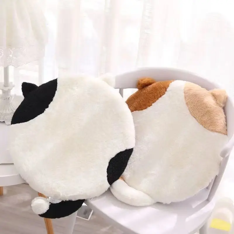 Japanese Cat Slow Rebound Student Dormitory Chair Cushion Soft Bay Window Cushion Memory Foam Removable and Washable