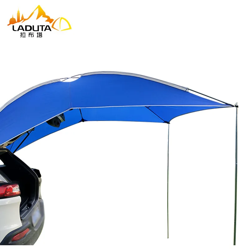 Waterproof Car Rear Tent Camping Shelter Outdoor Car Tent Beach Sun Shelter Awning Shelter Automobile Rooftop Rain Canopy