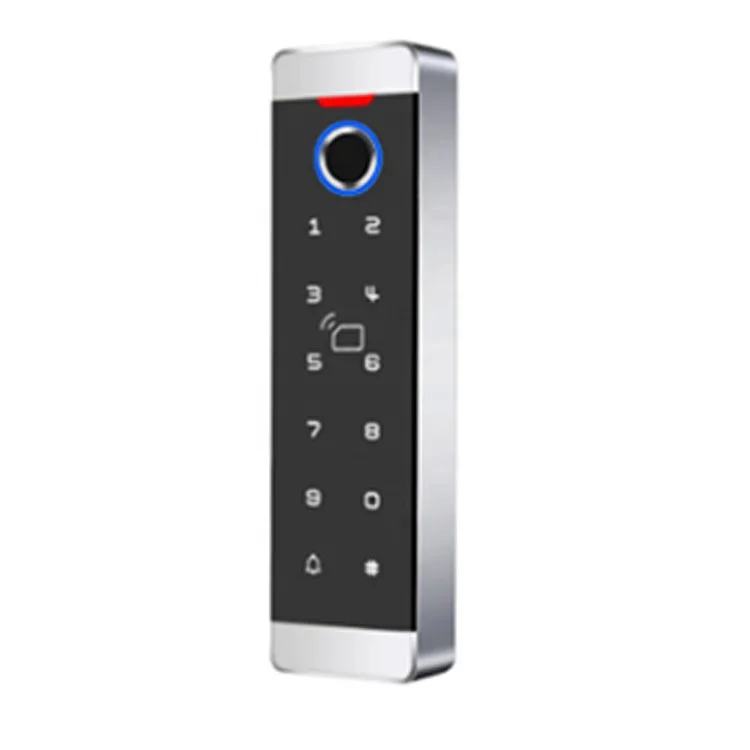 Touch Key pad Standalone Slim Door Lock Fingerprint Biometric Waterpoof Smart Access Control Key pad