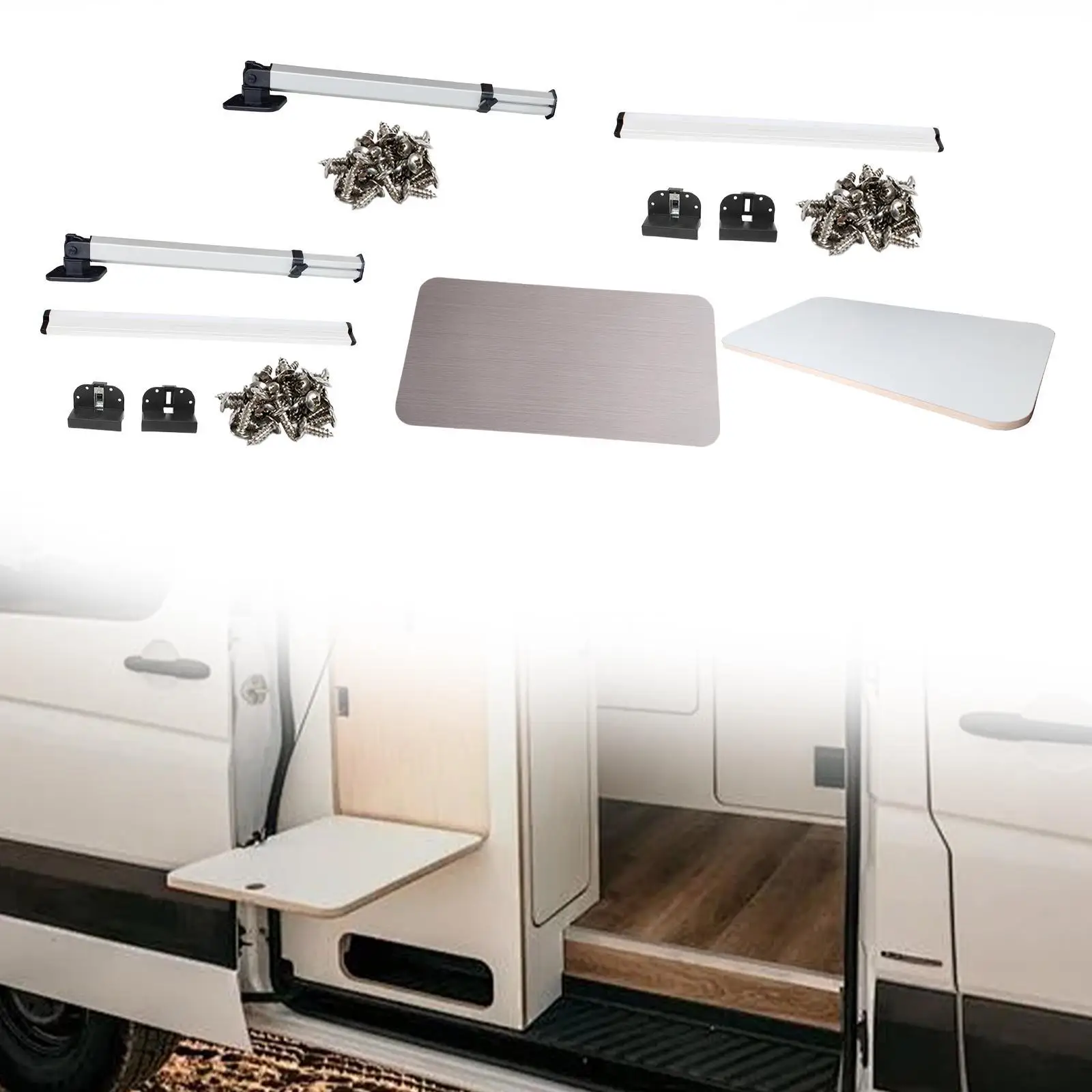 

RV Table Leg Universal Camper Trailer Accessories for Camping RV Trailer Adjustable Telescopic Furniture Leg Folding Table Leg