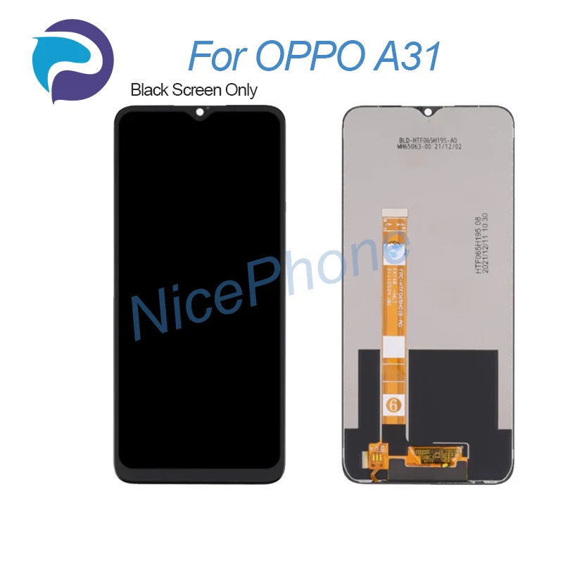 for OPPO A31 LCD Display Touch Screen Digitizer Assembly Replacement 6.5