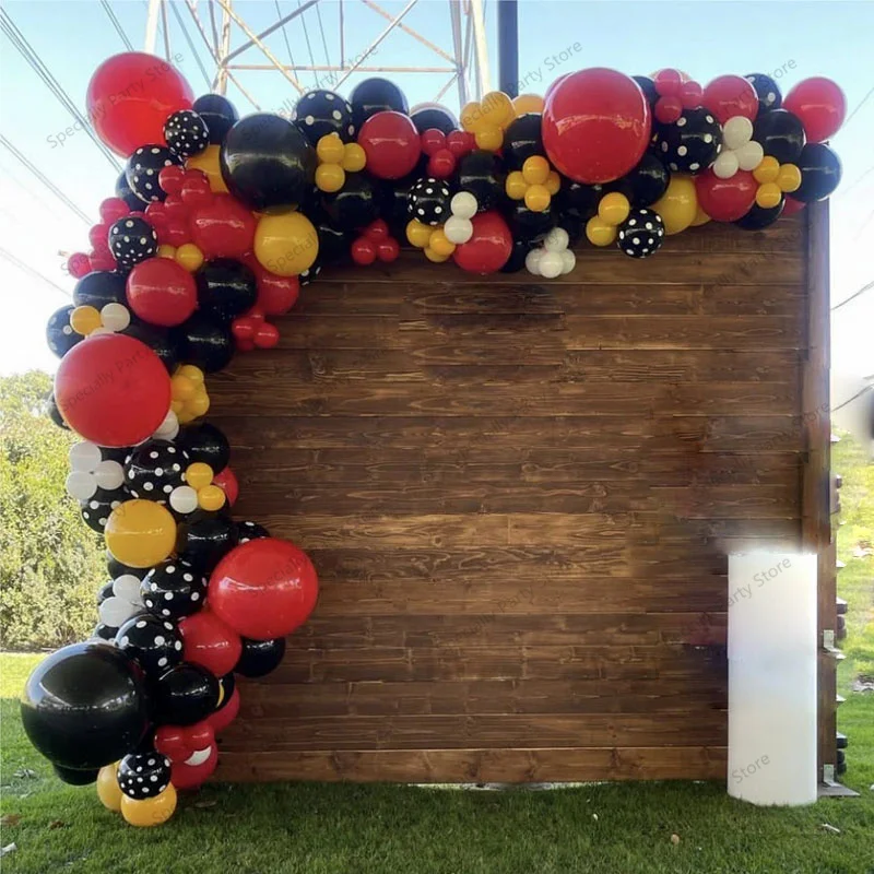 1Set Red Black Yell…