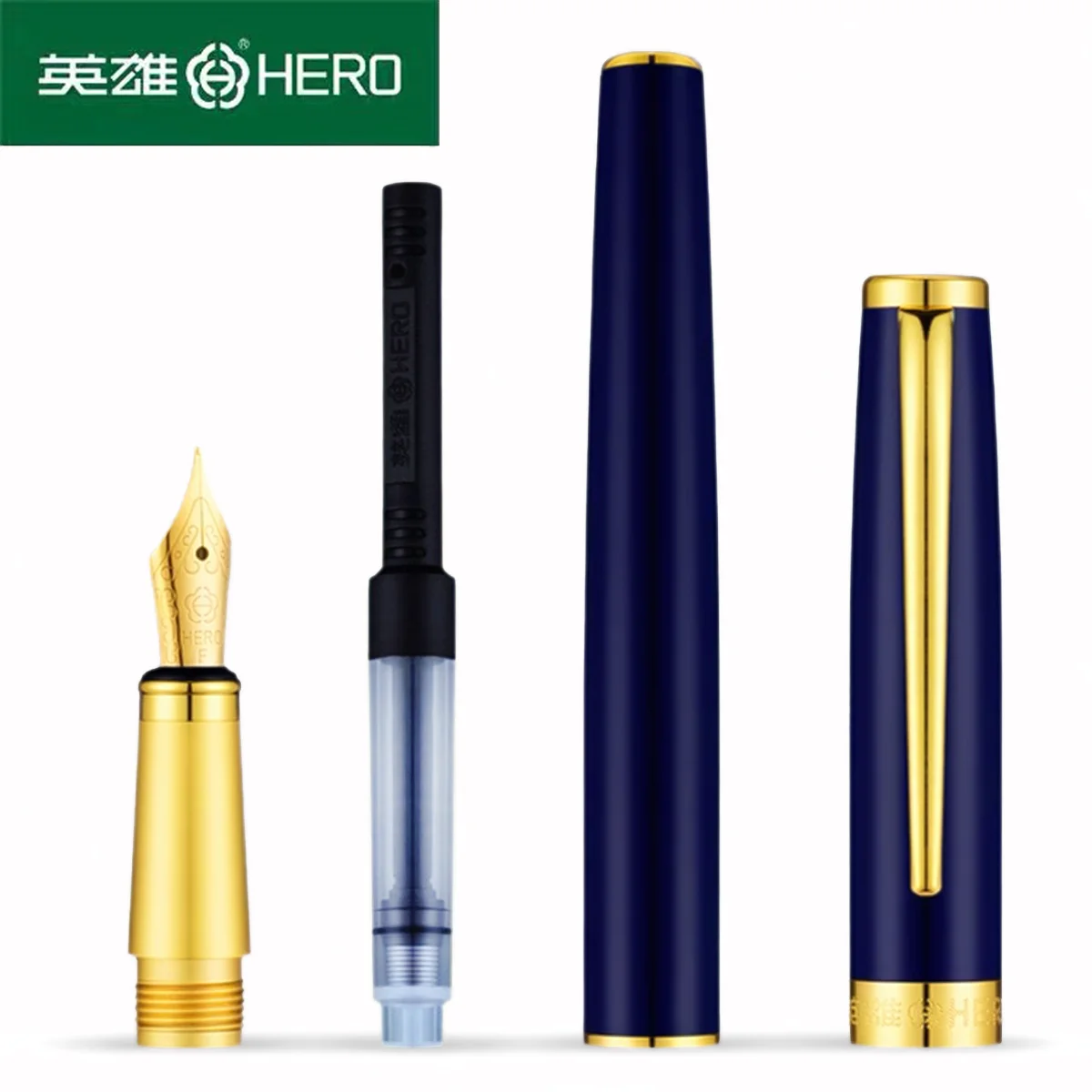 

Hero P108 Colorful Iridium Nib Fountain Pen Set 0.5mm for Student Writing Practice, School Office Supply Gift Box