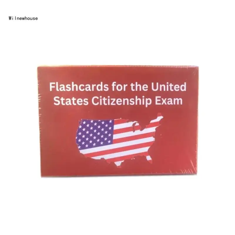 

1 Box US Civics 100 Questions Test Cards History and Politics Learning Tool Dropship