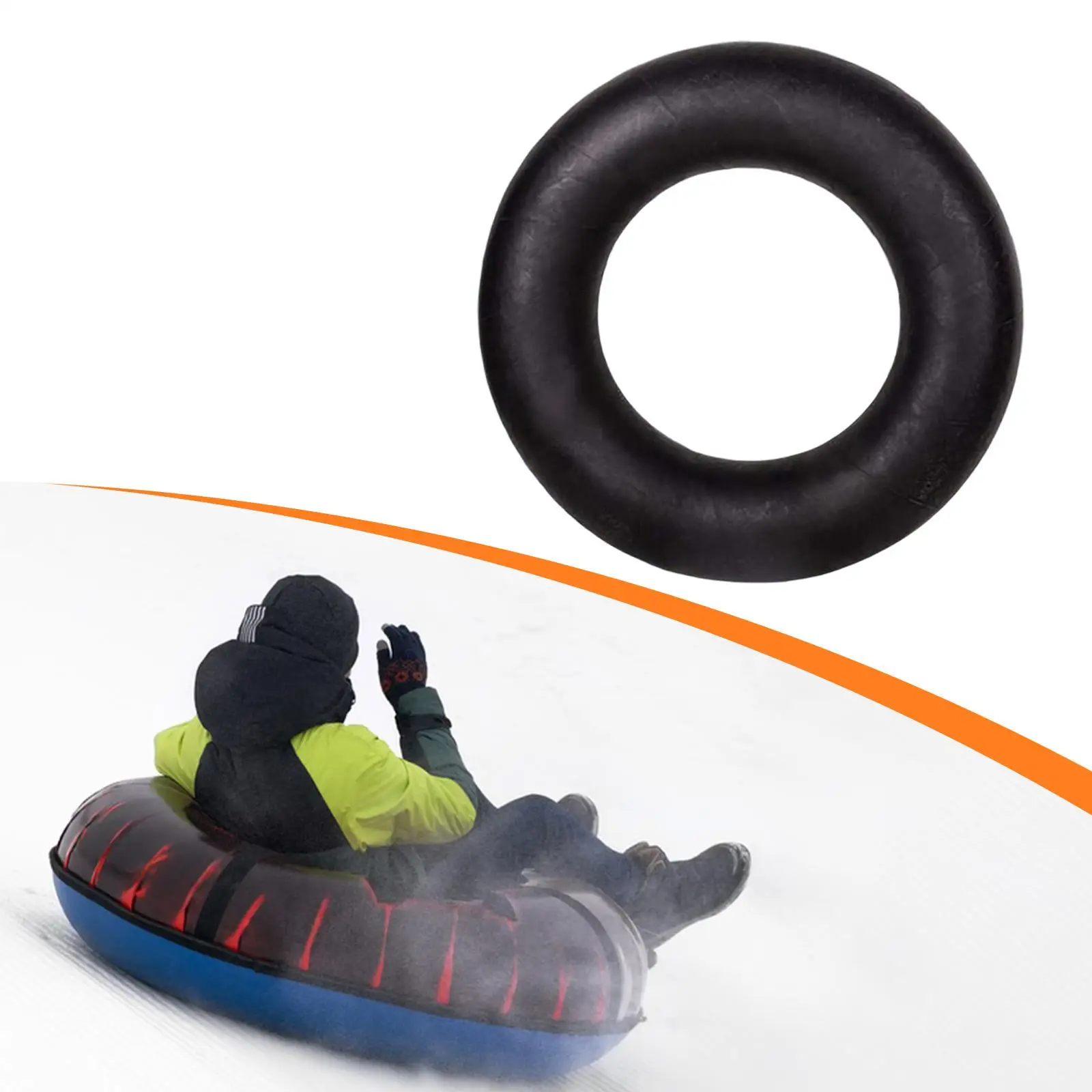 

Inner Tube PVC Thicken Sturdy 100cm Replacement River Tube for Pool Closing Winter Summer Grass Sliding River Floating Sledding