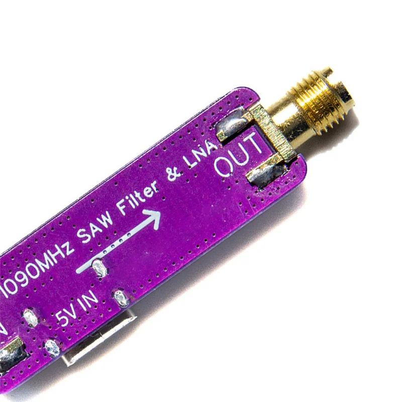 Y22A-1090Mhz 1.09Ghz ADS-B アクティブ SAW フィルター &LNA 5V 電源