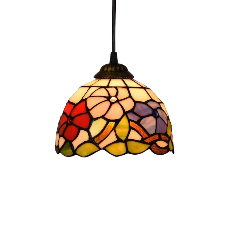 

20C red festive art glass restaurant chandelier, bar club bar morning glory chandelier