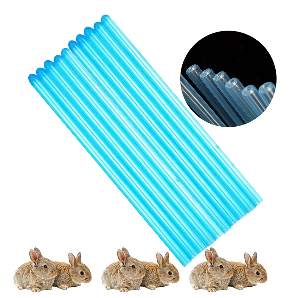 Rabbit Artificial Insemination AI Sleeve Sheath Tubes Breeding Semen Injector Associated Spare Part Farming Plastic Tubes