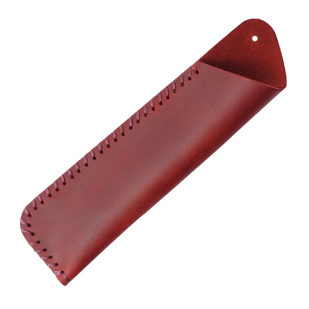 Kreative Bleistift Halter Rindsleder Bleistift Fall Handgemachte Leder Stift Hülse Beutel DIY High-end-Leder Stift Tasche Student