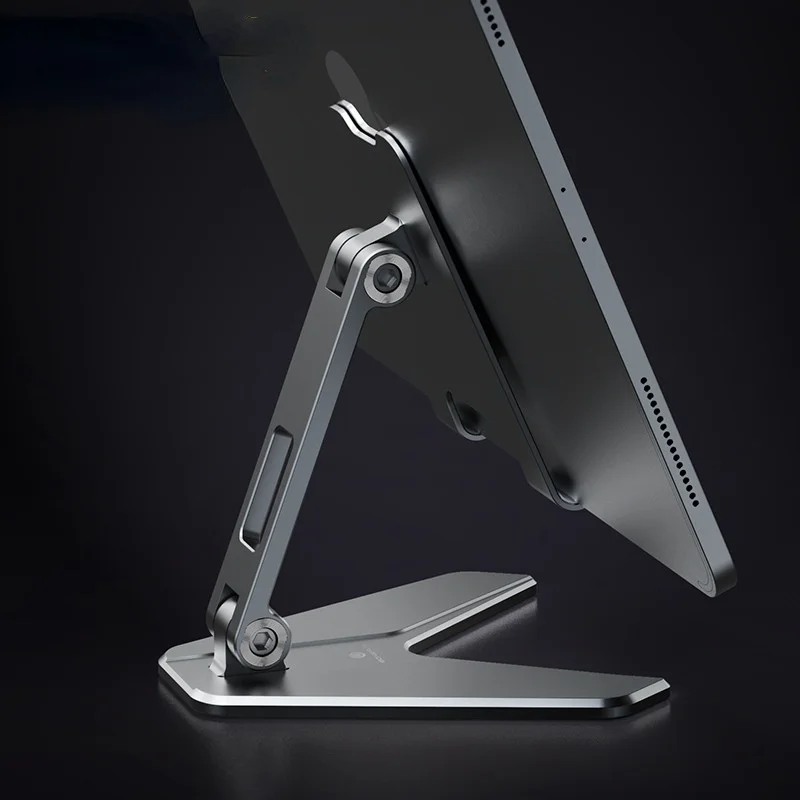 Three Sections Foldable Desk Mobile Phone Holder for IPhone IPad Tablet Flexible Table Desktop Adjustable Cell Smartphone Stand