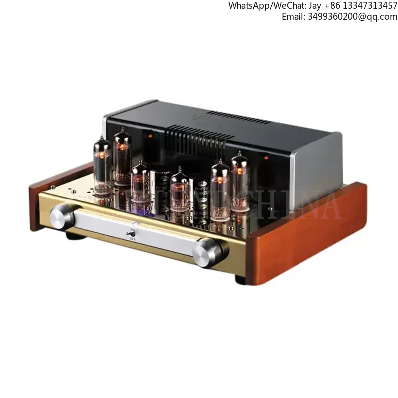 

MC-84L Push-Pull Amplifier 4*6P14/ EL84 Vacuum Tube HiFi Audio Power Amp 2*12W /4ohm-8ohm 110V/220V