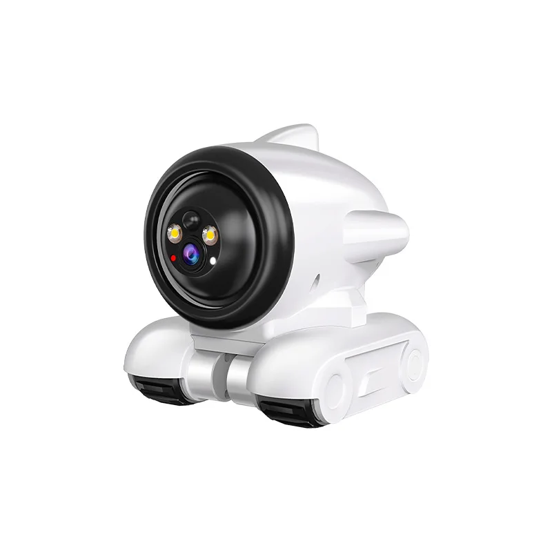 NCZOBOE WIFI Dual Lens Robot Camera Dual Screen Monitoring 1080P HD AI Security Surveillance Camera Auto Tracking Baby