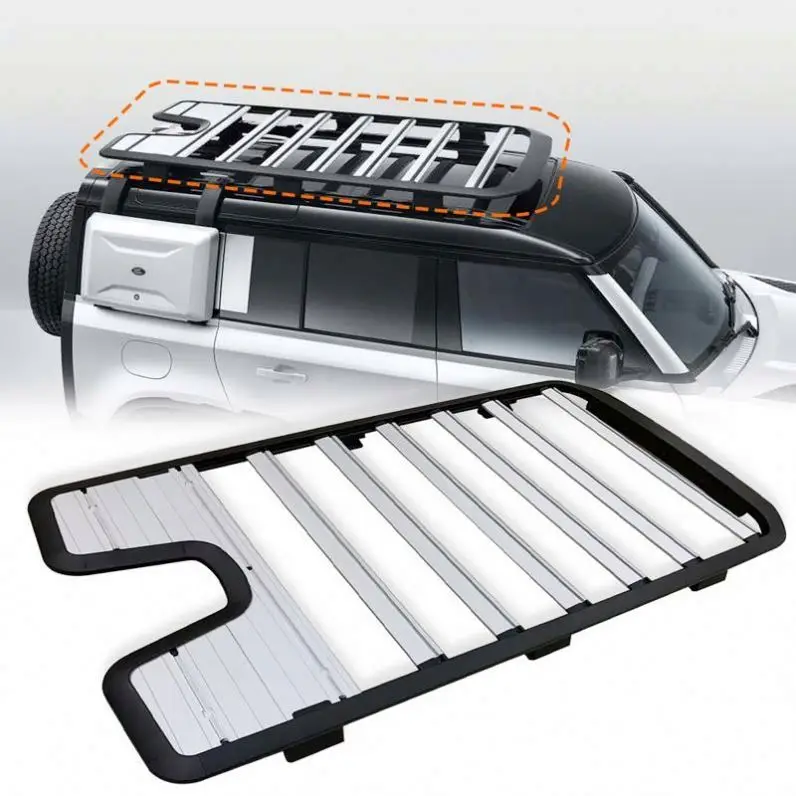 

Spedking High Quality Aluminum Roof Rack Basket for 2020 Land Rover Defender 110 90 L663