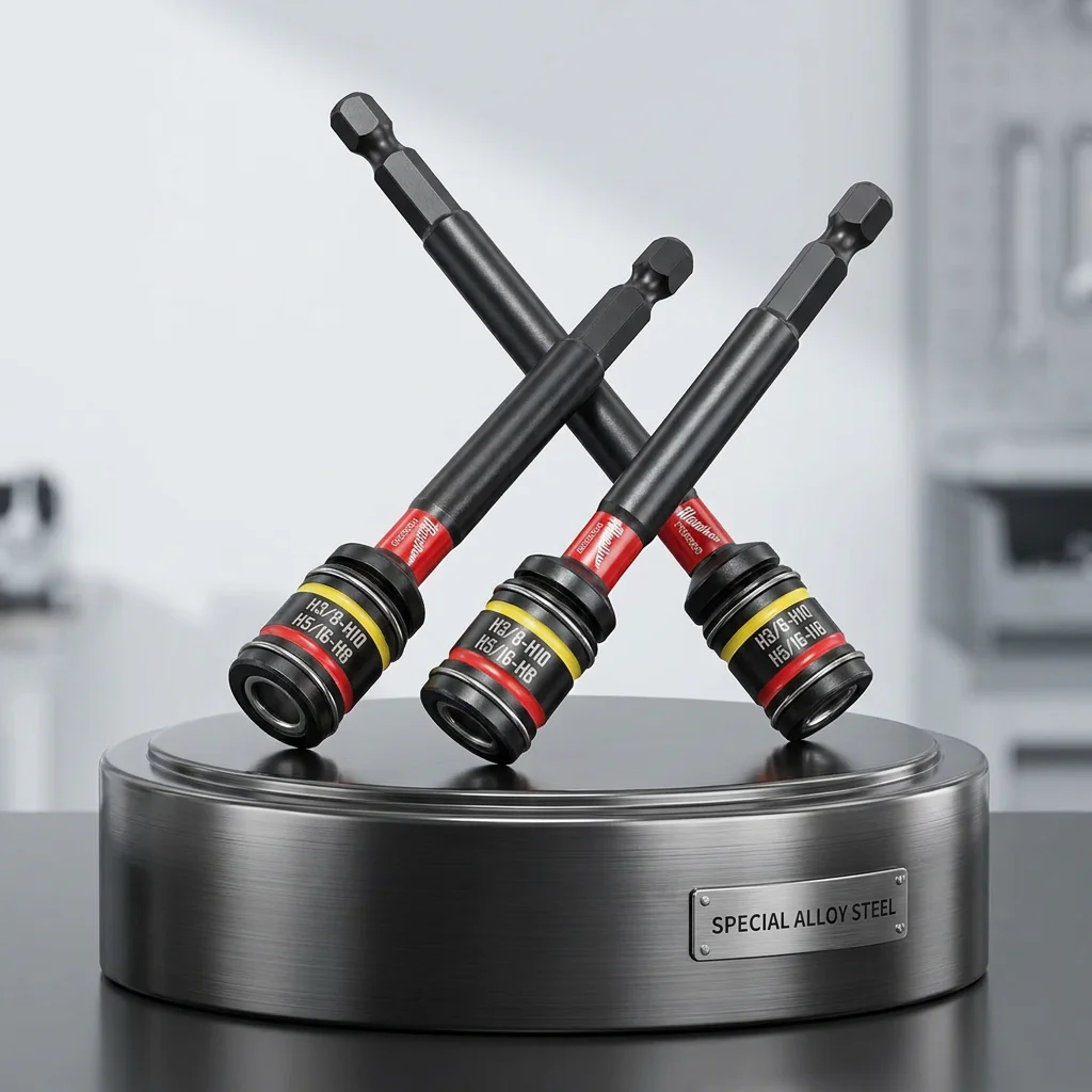 Meairkang H5/16-H8＆H3/8-H10 Doppelseitiger Sechskantschraubendreher~ Reinigbar, Wendbar, Magnetisch. Einfach zu Reinigen – Detail 4
