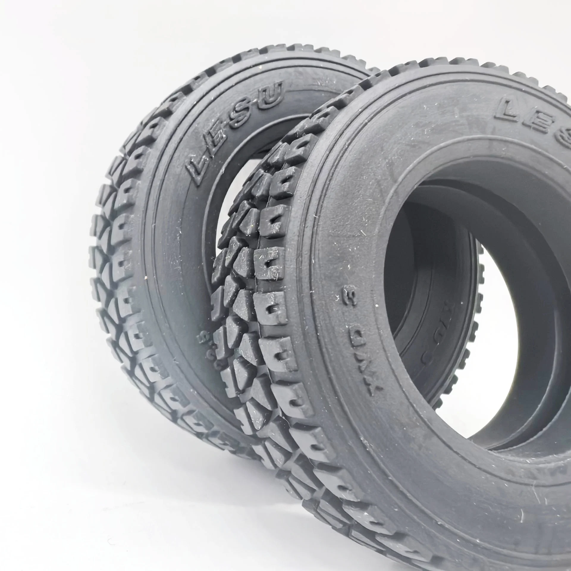 RC 1/14 for Bruder Modified 60002 Road Tire for Tamiya Hydraulic Excavator Loader Dump Truck for VOLVO Trailer Tipper DIY Parts