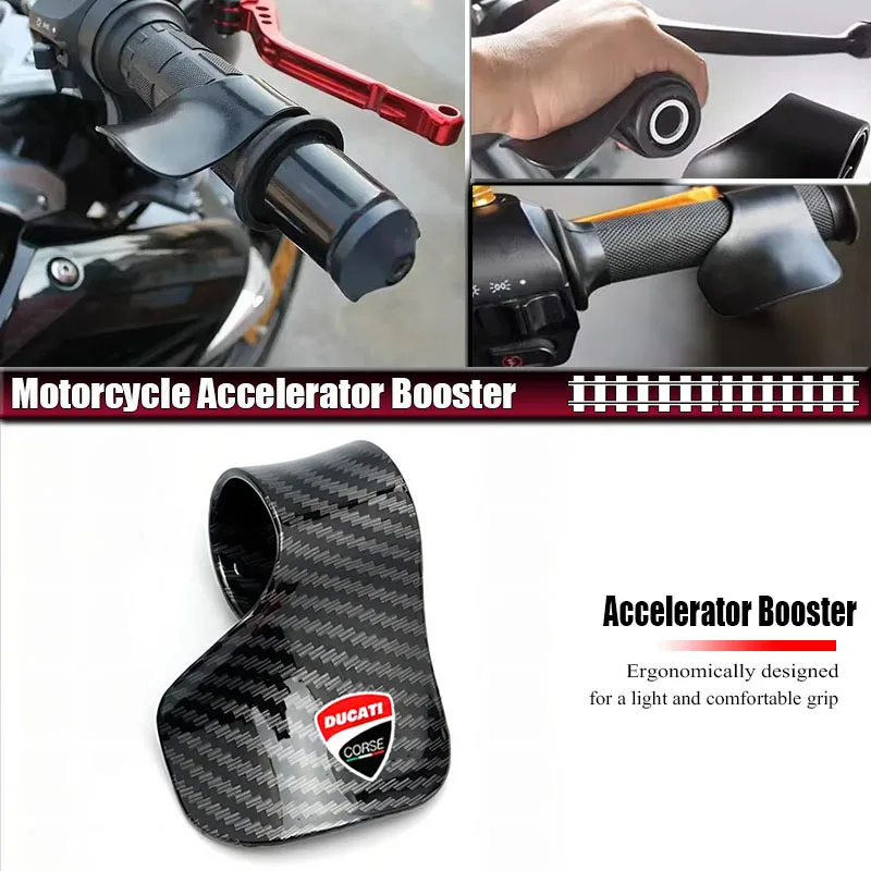 For Ducati Diavel Superleggera V4 V2 Scrambler MONSTER 959 1199 1299 Panigale 848 /EVO 1198/S/R Motorcycle Booster Handle Grip
