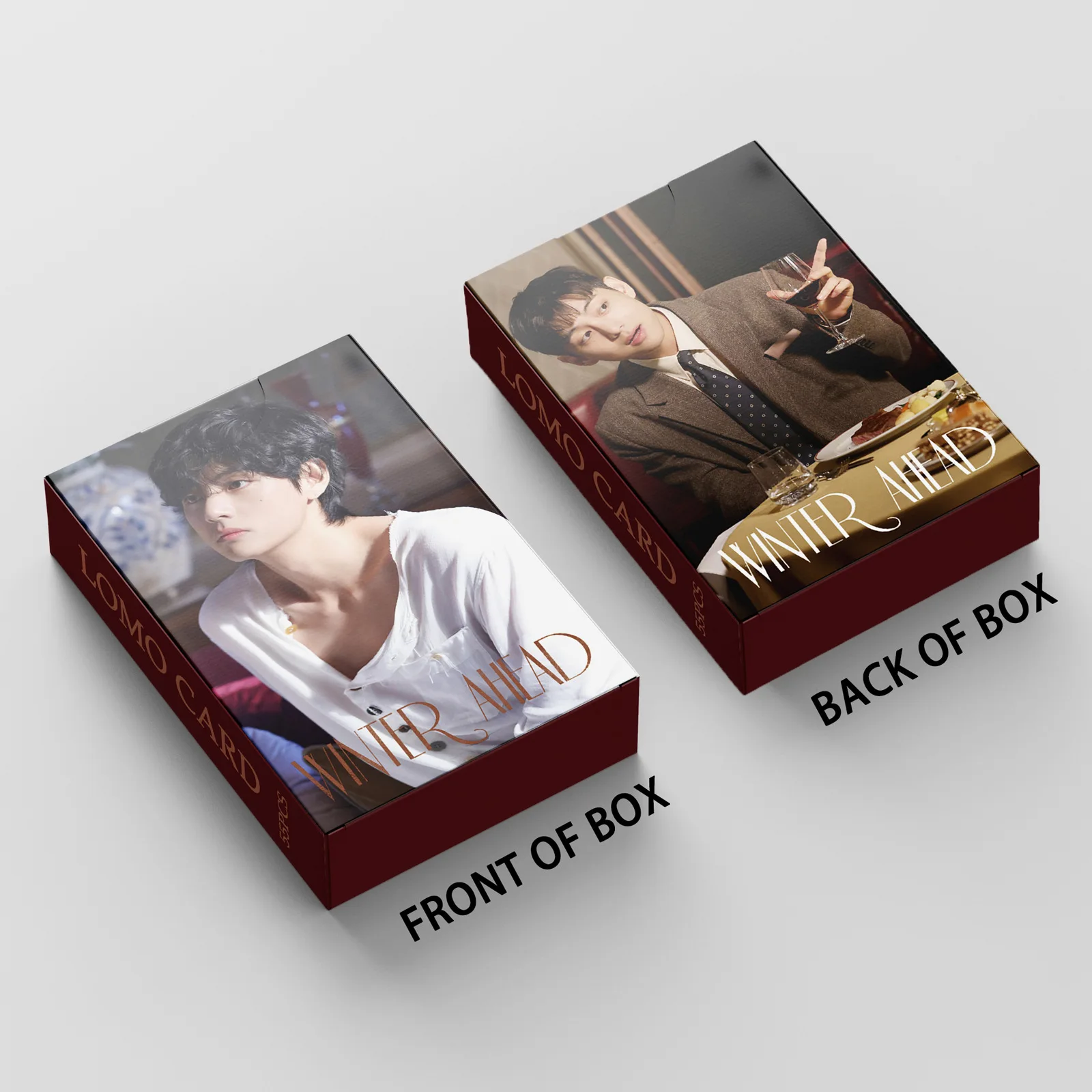 55pcs/Box Kpop v WINTER AHEAD Photo Carda Star Solo Album Lomo Cards for Fan Gifts