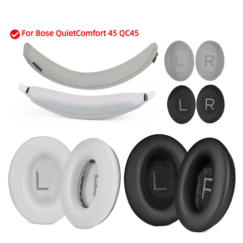 

Replacement Earpads Memory Foam Ear Cushion Cover for Bose QuietComfort 45 QC45 Gaming Headset Earmuffs Ear Pads