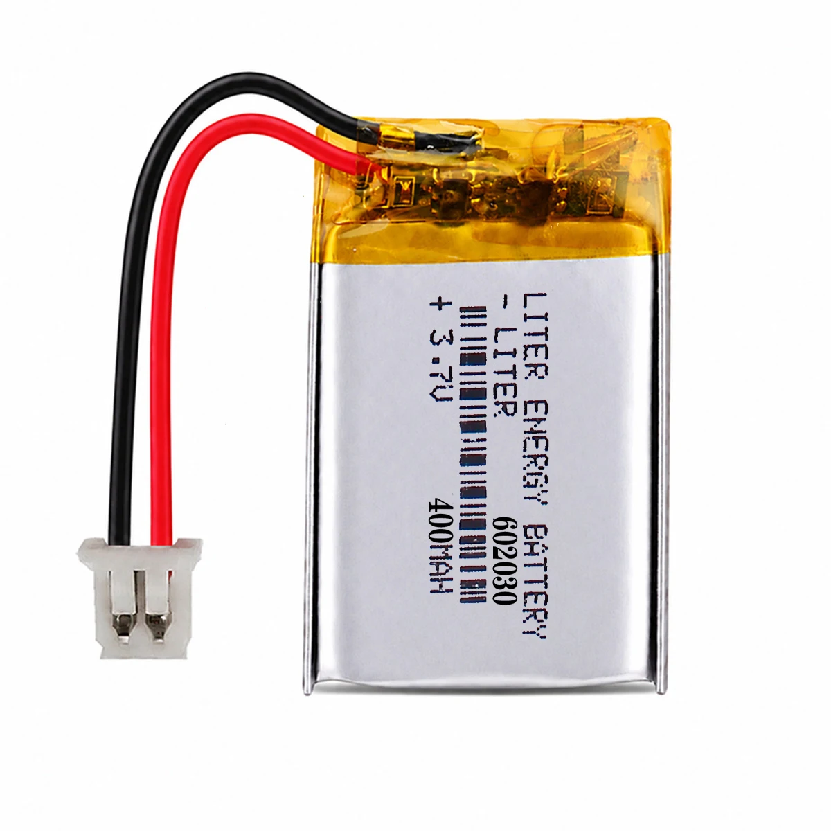 JST 1.25mm 2 Pin 3.7V 400mAh 602030 Polymer Lithium Battery Point Reading Pen with 1.25 Audio Recording Plug