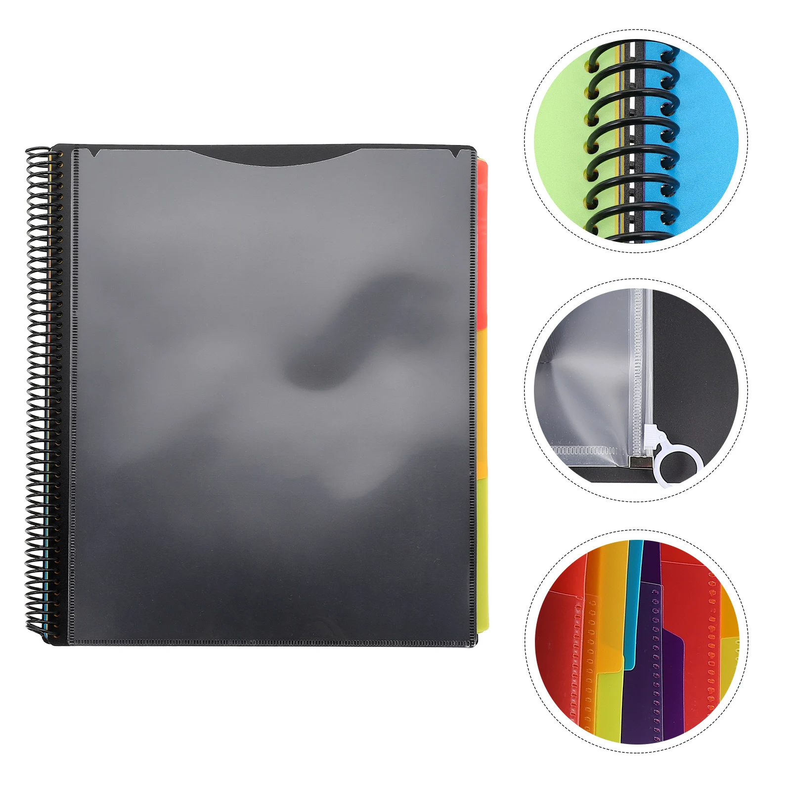 

Plastic Folder Coil Design Classifying Document Organizer Office Supplies Storage Holder For Papers Files Test Sheets