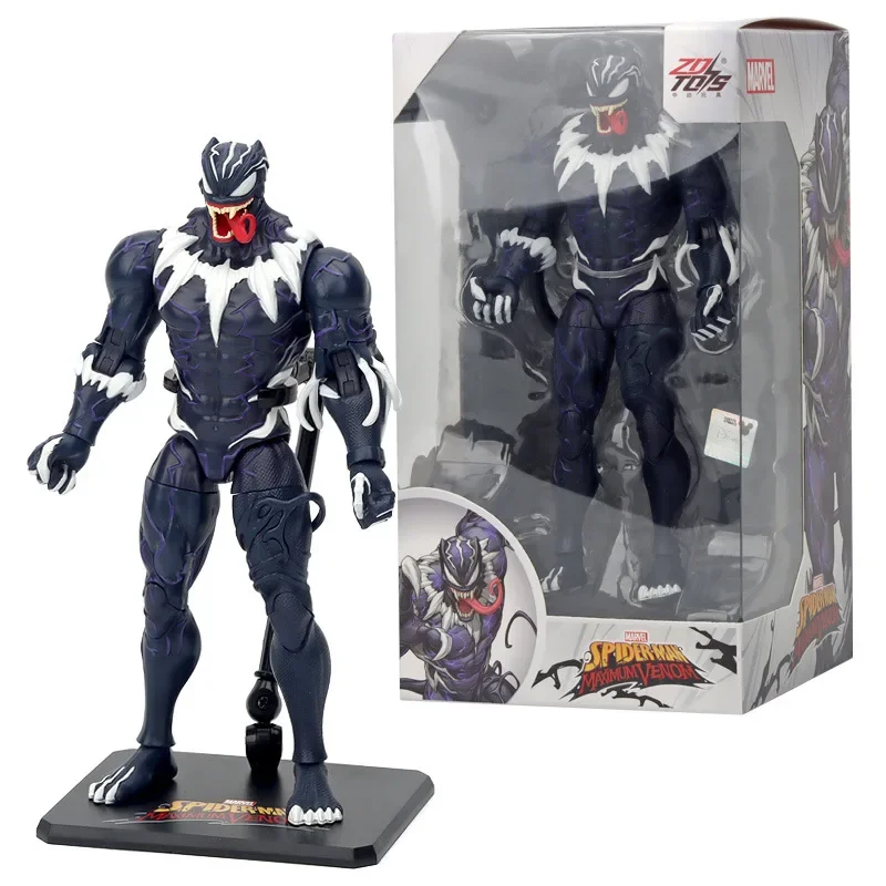 ZD Original Venom Parasitic Spider Man Iron Man Thanos Captain America Black Panther 1/10 Marvel legends Action Figure Anime Toy