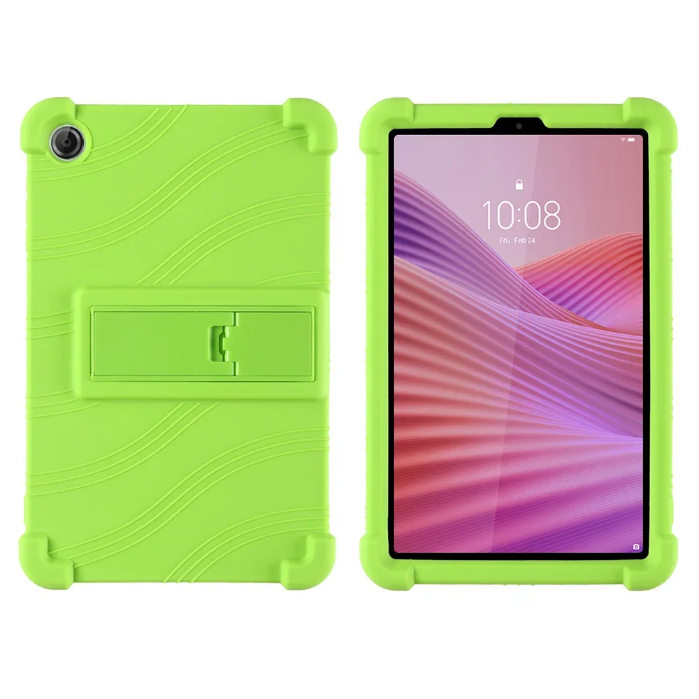 Capa para Lenovo Tab K9/Tab One Capa de 8,7 polegadas (TB305FU), capa de suporte ajustável de silicone macio para crianças