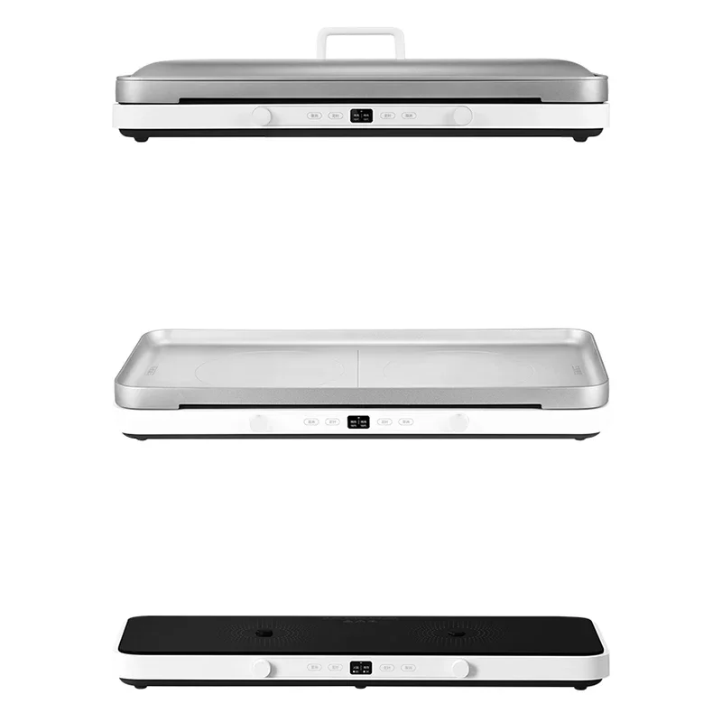 Cocina de Inducción multifuncional de doble puerto de 2200W, calefacción de alta potencia, calefacción de alta potencia, cocina de doble estufa de 220V