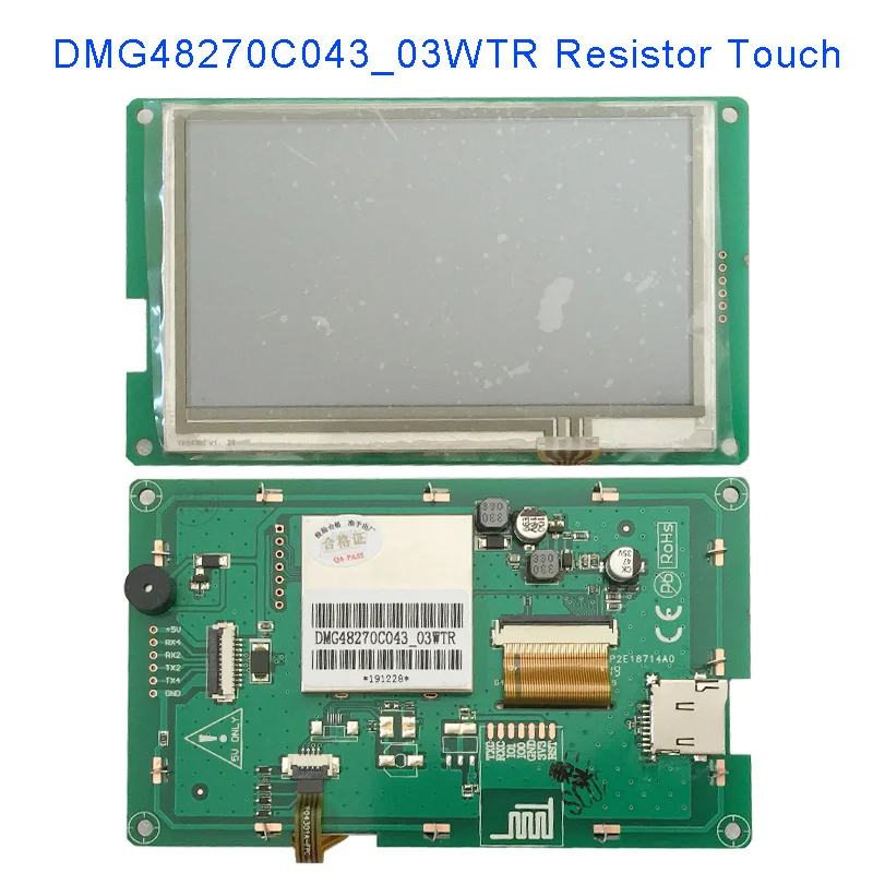DMG48270C043_03WN WTR WTC 4.3 Inch 480X272 TFT LCD Màn Hình Hiển Thị Màn Hình HMI Bảng Điều Khiển Cảm Ứng Thông Minh Hiển Thị Màn Hình HMI