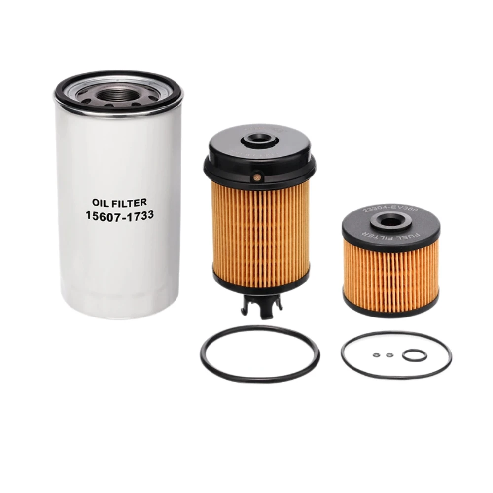 

23304-78090 23304-EV360 15607-1733 Комплект масляного фильтра топливного фильтра для Hino M4 M5 155 195 Замена S1560-72051 23304-78091 23304-EV011
