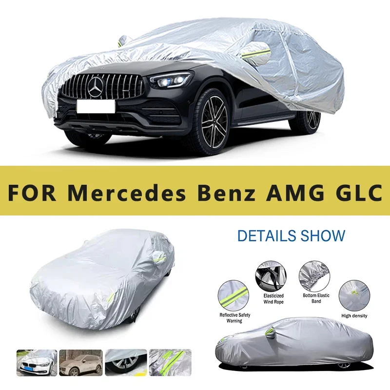 

For Mercedes Benz AMG GLC 43 4MATIC X253 Car Cover Outdoor Protection Covers Snow Sunshade Waterproof Dustproof Car Accessories