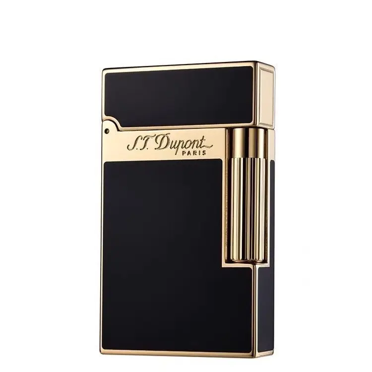 French Original Langsheng S.T.Dupont Dupeng Lighter Pure Copper Side Slide Wheel Inflatable Lighter High-end Gift Men Gadgets
