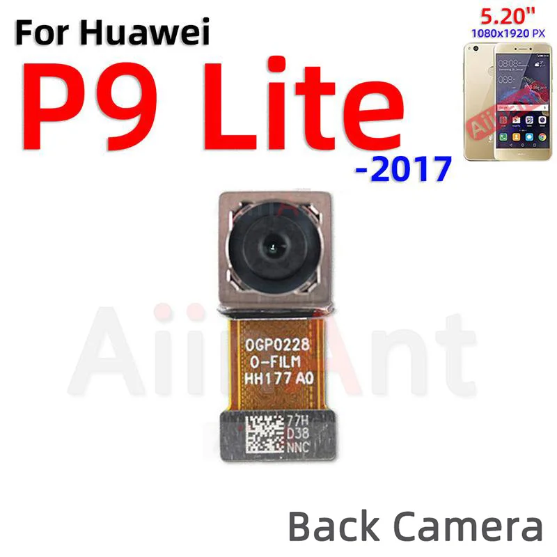 Front / Rear Main Back Camera Module Flex Cable For Huawei P9 P10 Lite Plus Pro 2016 2017