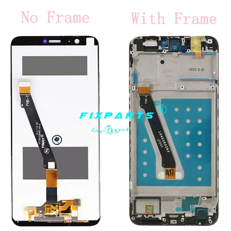 For Huawei P Smart LCD Display Touch Screen Digitizer Assembly P Smart 2018 LCD With Frame FIG LX1 L21 L22 LCD Enjoy 7S Screen