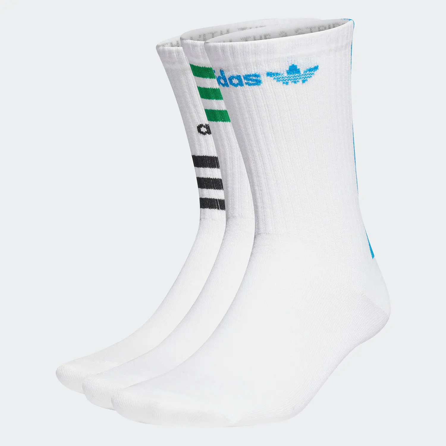 

Adidas оригинальные оригинальные унисекс, комплект из 3 спортивных носков до середины икры нового сезона HC9534