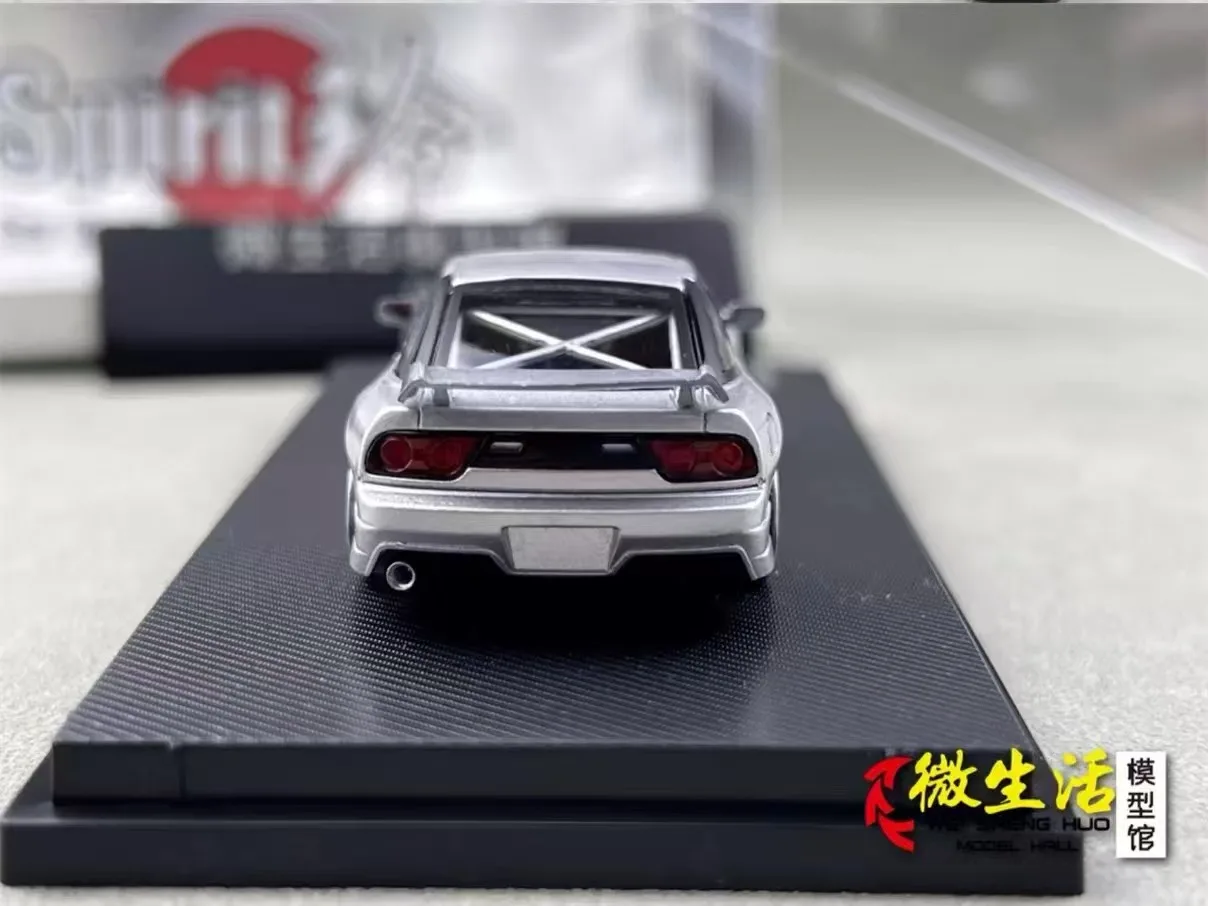 Micro Turbo 1/64 180SX Sliver Stocks In 2025 Collection Gift Scale Model Car
