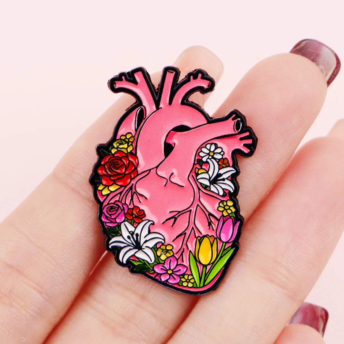 Medical Organ Enamel Pin Heart Brain Lung Gut Stomach Creative Metal Lapel Badges Punk Jewelry Gifts for Medical Student Doctor