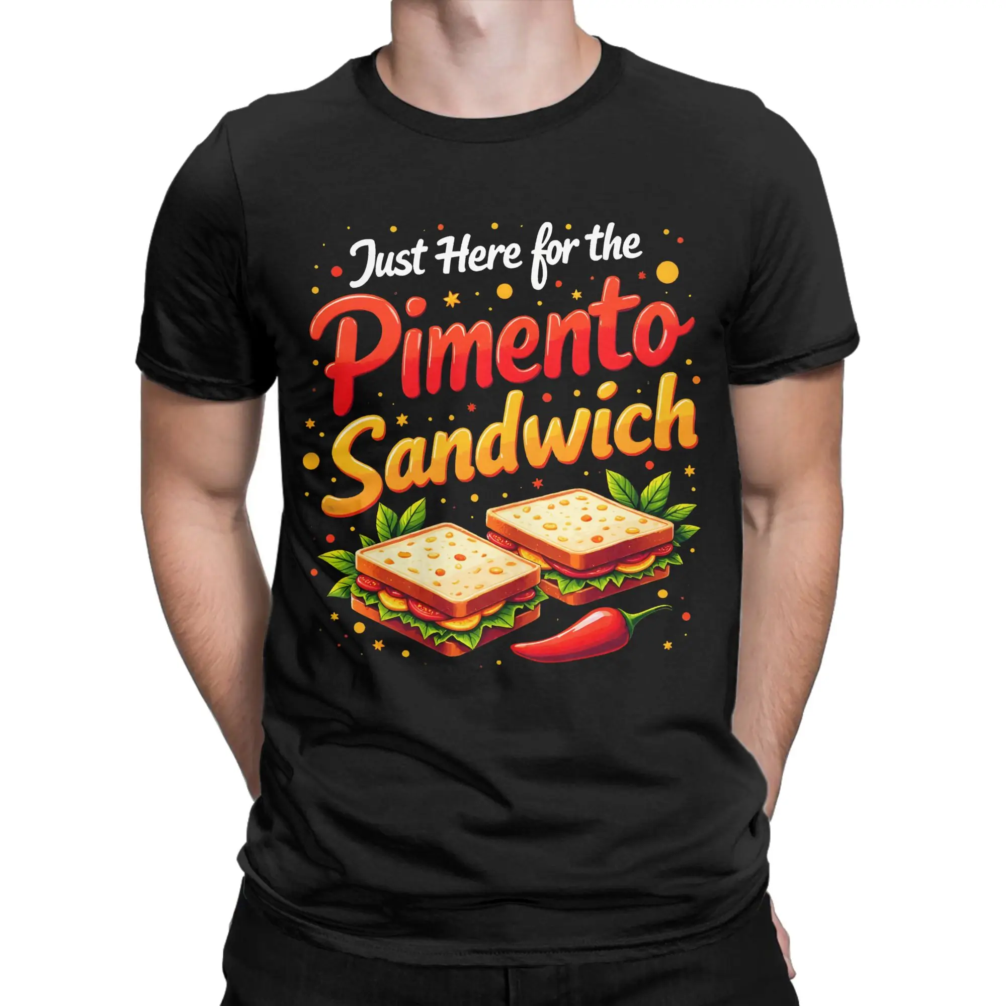 Just Here For The Pimento Cheese Sandwich Golf Humor Season T Shirt Mens  Vintage T-Shirts Summer O-Neck Tees Plus Size Tops