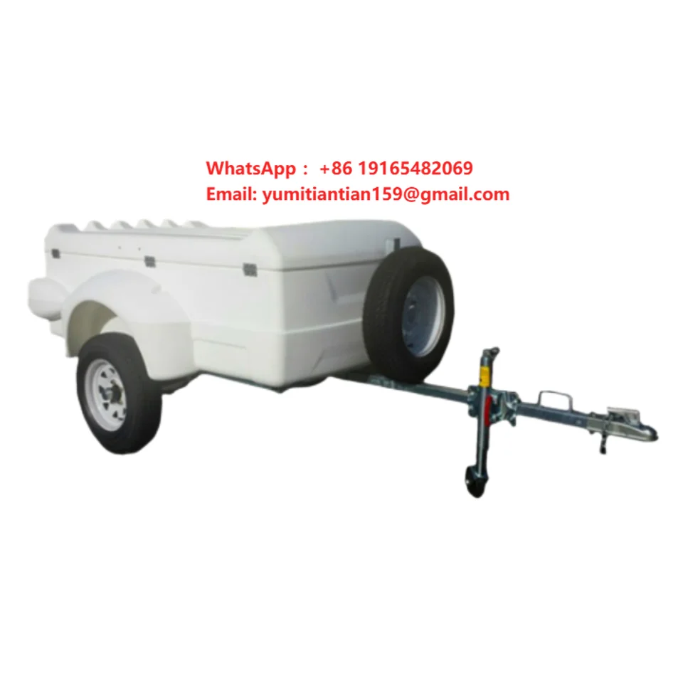 China Factory Snowaves Three Wheel Motorcycle & Atv Boat Trailer Car Carrier Trailer UTV ATV Trailer