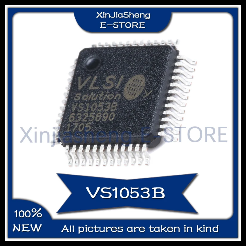 VS1053B VS1053B-L QFP-48 VS1053 Player & Recorder CODEC Chip New Original IC Chip In Stock VS1053B VS1053B-L