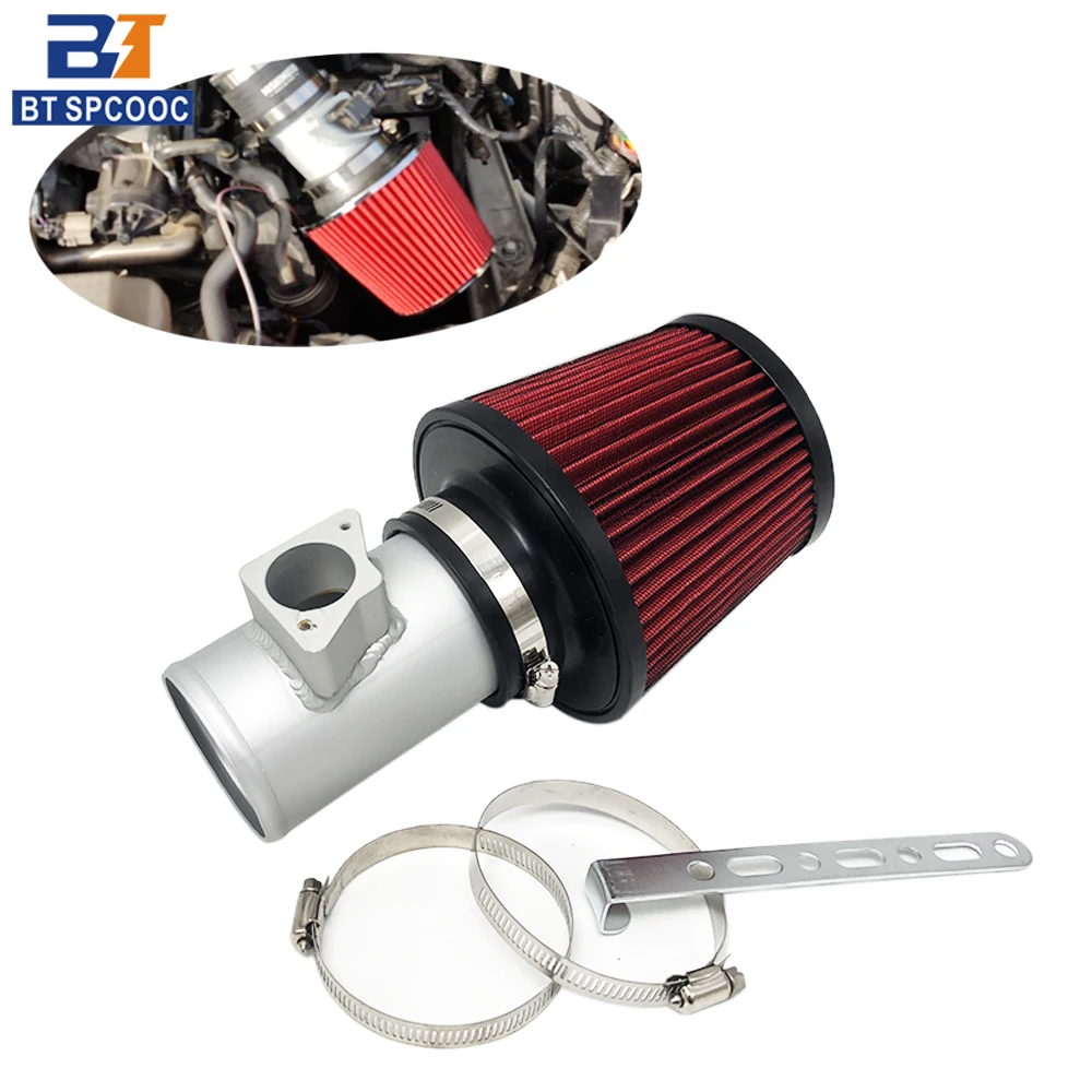 Cool Air Intake Kit With Air Filter For Mazda 3 6 CX-4 Atenza Axela CX-5 CX-3 MX-5 63/70/76MM Silver Aluminum Tube