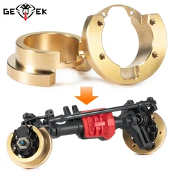 2PCS Brass Portal Cover Weight Knuckle Weights Rings for 1/10 RC Crawler TRX4 TRX-4 Defender Bronco TRX6 G63