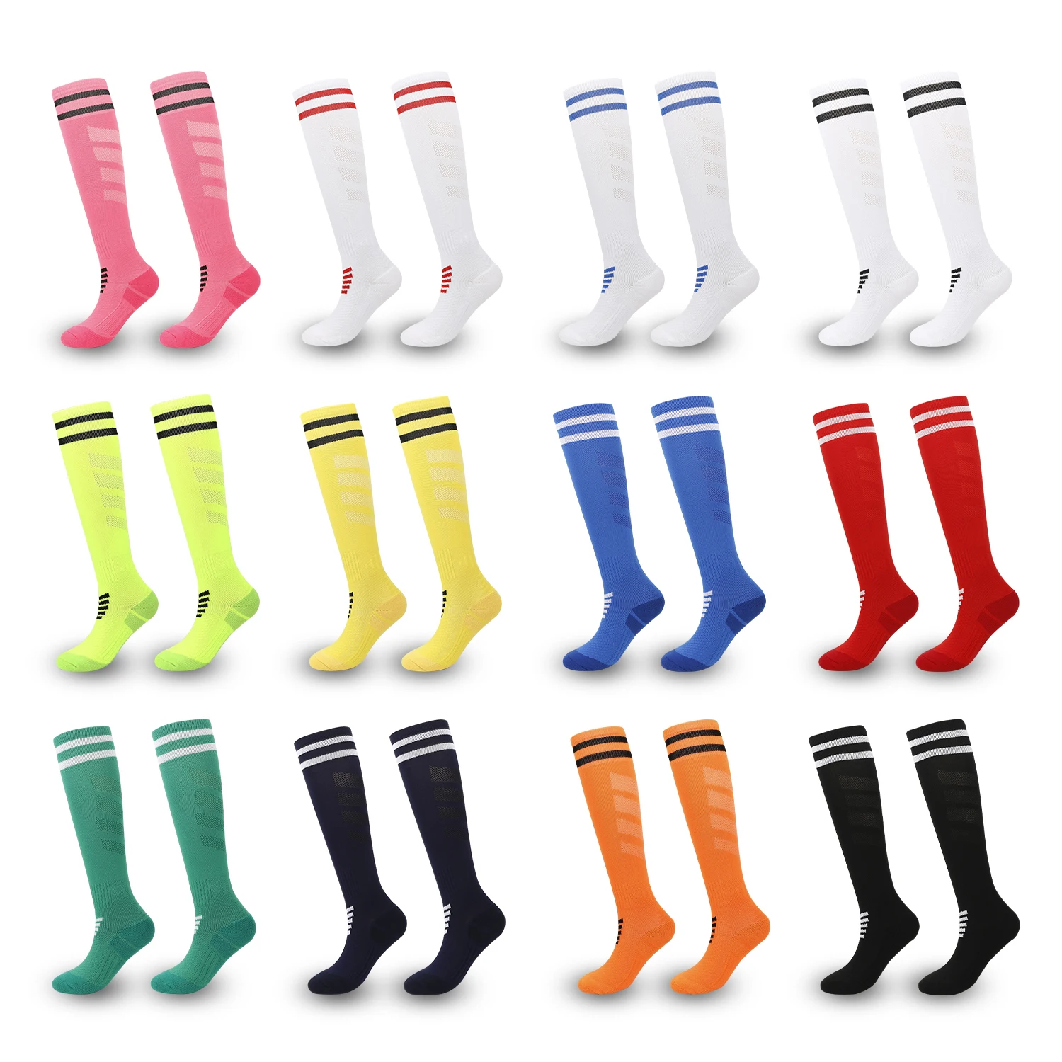 Men\'s football socks, children\'s summer boys\' long tube socks, high tube socks, anti slip professional sports Socks