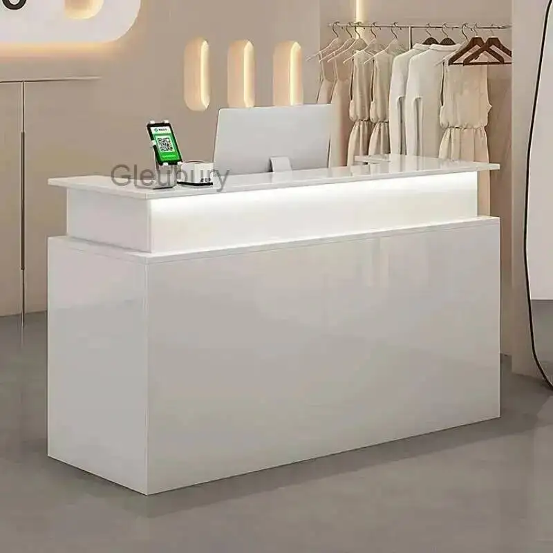 Desks Luxury Aesthetic Simple Beauty Reception Design Modern Reception Desks Unique Executive Mostrador Commercial Furniture