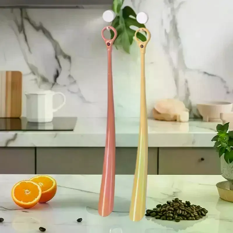 

1/2 упаковки длинных пластиковых рожков для обуви, для пожилых людей, для беременных, подъемник с ручкой, подвесной.