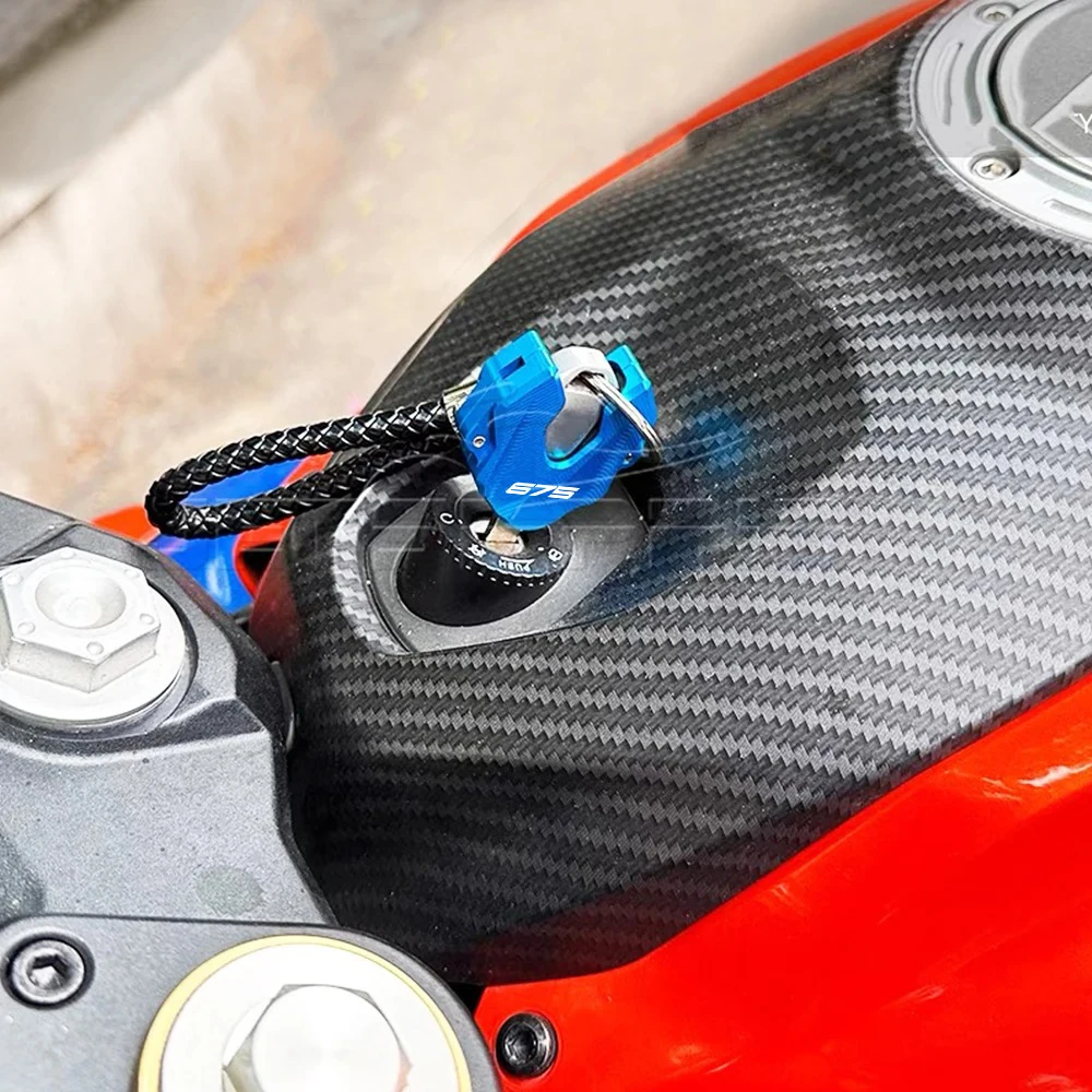 ل CFMOTO 675SR 675NK 675 SS SR-R 450 SR MT 650MT 700MT 800MT 2024 2025 2026 دراجة نارية الملحقات مفتاح الغطاء وسلسلة المفاتيح