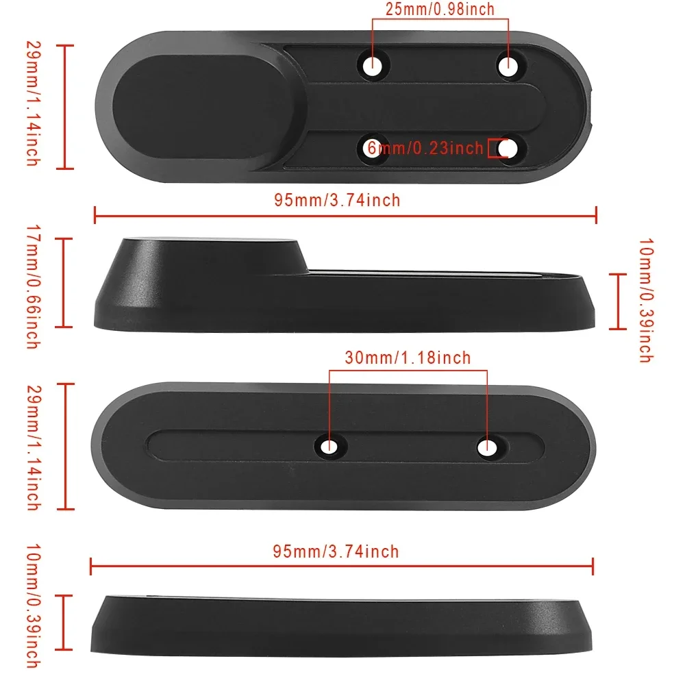 Wheel Cover Hub Cap Protective Shells Reflective Stickers for Xiaomi Electric Scooter Mi 4 KickScooter Protect Shell Accessories