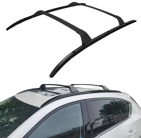 Roof Rail Rack Crossbars fit for Mazda CX-5 CX5 2017-2025 Cross Bars Aluminum Alloy Accessories