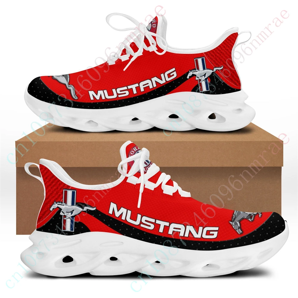 Mustang Shoes Lightweight Damping Men\'s Sneakers Unisex Tennis Sports Shoes For Men Big Size Casual Male Sneakers Custom Logo