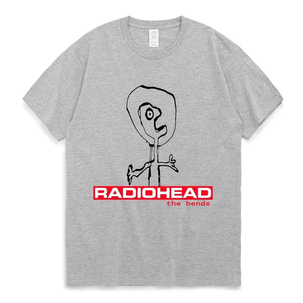 Radiohead The Bends Graphic Men T Shirts 90s Vintage Punk Hip Hop Short Sleeve Tee Shirt Streetwear T-shirt Male Men T Shirts image 6